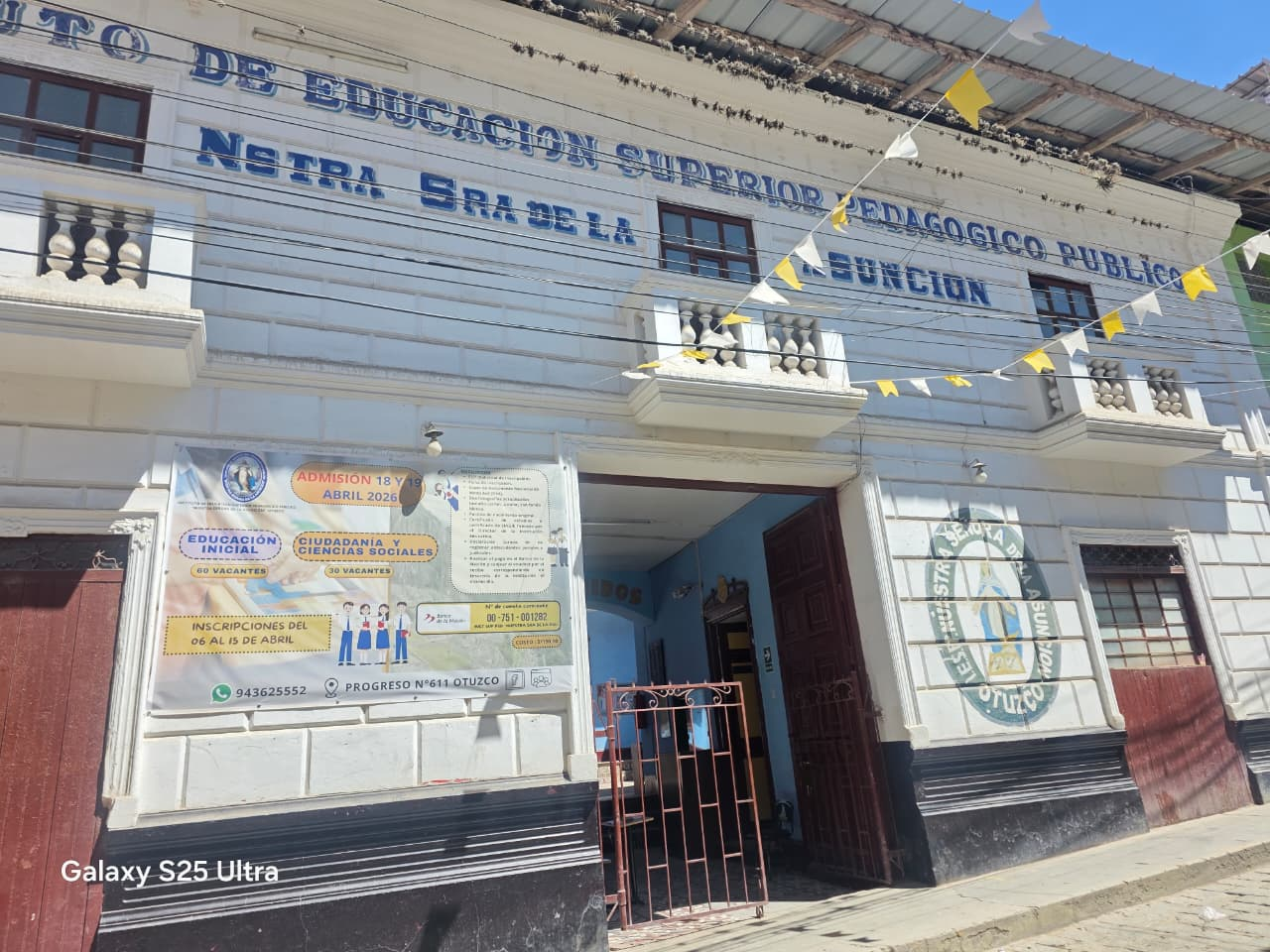 Frontis IESPP Nuestra Señora de la Asunción